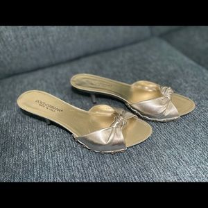 Dolce & Gabbana Silver Sandals